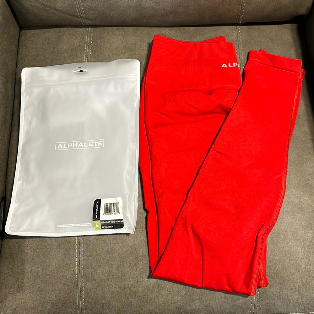 Alphalete Red Leggings